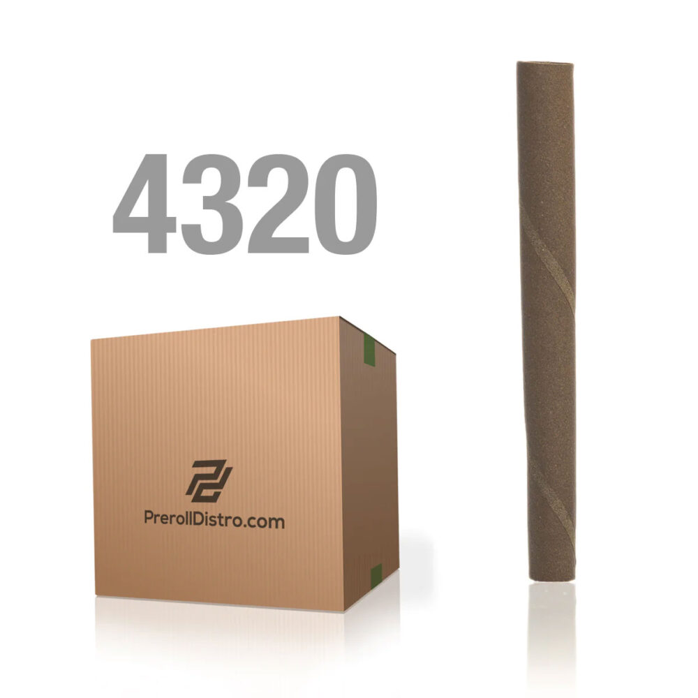 Master Case - 1.5g Hemp Blunt with Glass Filter Tip - Conical - Fully Flushed - 10mmx100mm - 4,320ct