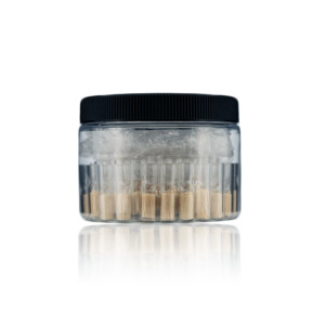Bulk Jar - 10mm Glass with Corn Husk Filter Tip - 2 Poke - 75ct
