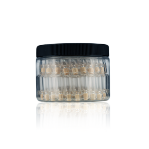 Bulk Jar - 10mm Glass Bullet with Corn Husk Filter Tip - 75ct