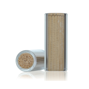 Glass with Corn Husk Filter