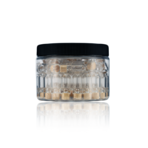 Bulk Jar - 12mm Glass Bullet with Corn Husk Filter Tip - 12mmx30mm - 50ct