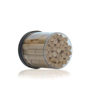 Master Case - 12mm Bamboo with Corn Husk Filter Tip & Stick - 100ct - 45 Bulk Jars - 4,500ct