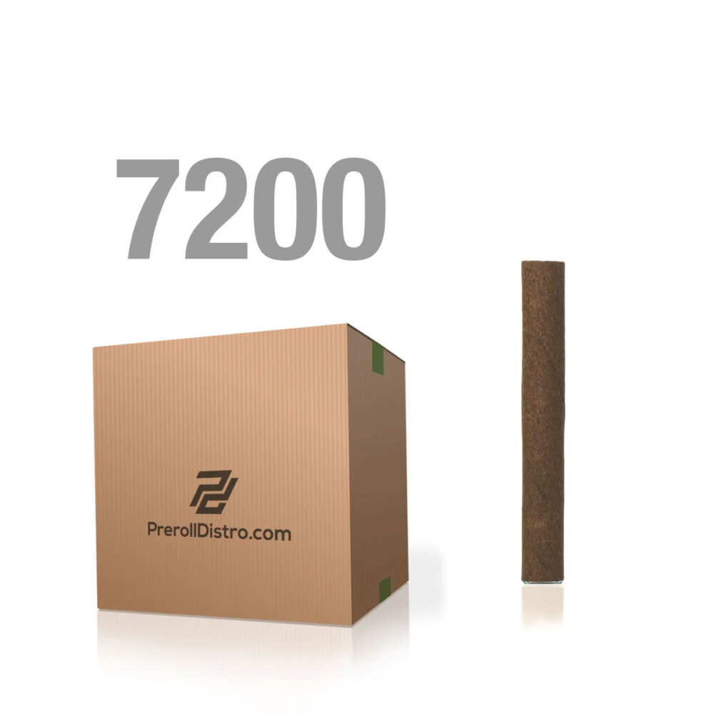 Master Case - Shortie Hemp Blunt with Glass Filter Tip - 7,200