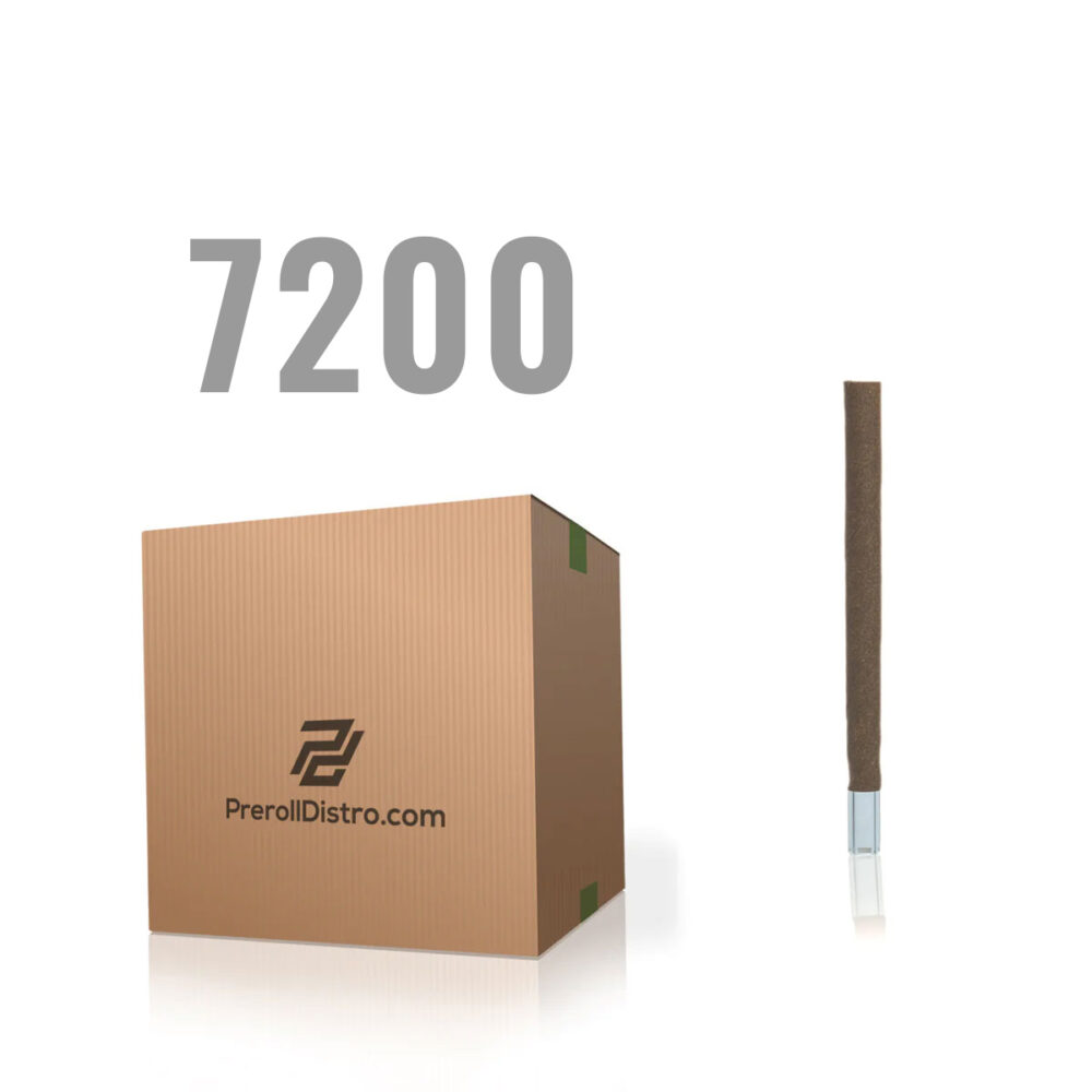 Master Case - 1g Hemp Tube with Glass Filter Tip - Long - 7,200