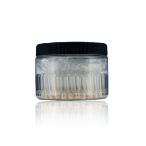 Bulk Jar - 8mm Glass Bullet with Corn Husk Filter Tip - 8mmx30mm - 100ct