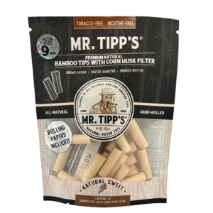 Mr. Tipp's Premium Natural Bamboo Tips with Corn Husk Filter - 30ct pack