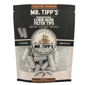 Mr. Tipp's Premium Natural Corn Husk Filter Tips - 30ct pack
