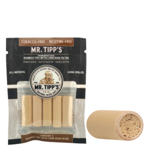Mr. Tipp's Bamboo with Corn Husk Filter Tip - 5 Count Pack