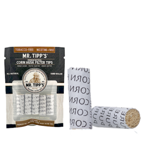 Mr. Tipp's Premium Natural Corn Husk Filter Tips - 5ct pack