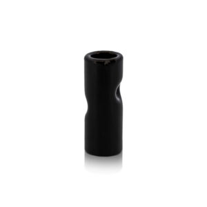 12mm Black Glass Filter Tip - 12x30mm - 2 Poke