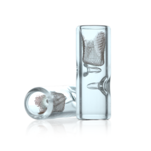 Glass Filter Tip w/ Metal Screen - 2 Poke - 12x32mm