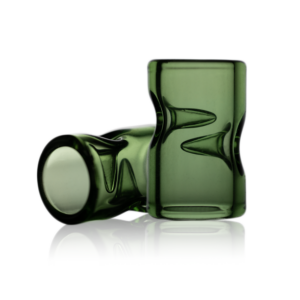 Green Glass Tip 16x25mm - 2p