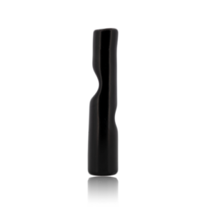 6mm Black Conical Glass Filter Tip - 6mm x 38mm - 2 Pokes