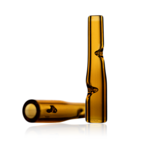 Orange Conical Glass Tip 6x38mm - 2 Pokes