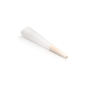 1g Bleached Hemp Paper Cone with Conical Bamboo & Corn Husk Filter Tip - 9mmx85mm