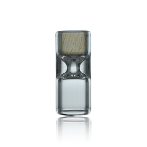 11mm Glass Filter Tip with Corn Husk - Hourglass - 11mmx26mm