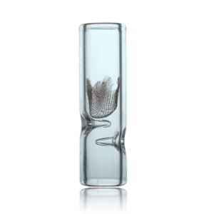 12mm Glass Filter Tip with Metal Screen - 2 Poke - 12x40mm