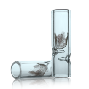 Glass with Metal Screen Filter