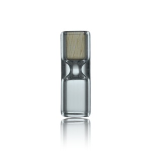 9mm Glass Filter Tip with Corn Husk - Hourglass - 9mmx26mm
