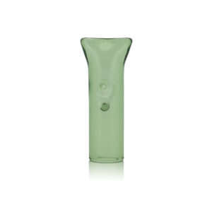 10mm Green Flat Mouth Glass Filter Tip - 2 Poke - 10mmx35mm