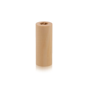 12mm Wood Tube and Natural Paper Crutch Filter Tip - 12mmx30mm