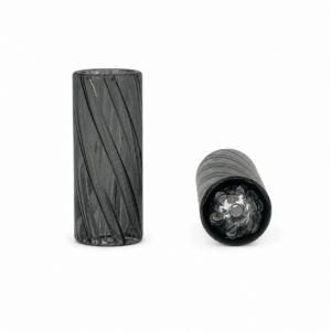 12mm Black Vortex Glass Filter Tip - 7 Holes - 12mmx30mm