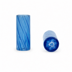 12mm Blue Vortex Glass Filter Tip - 7 Holes - 12mmx30mm