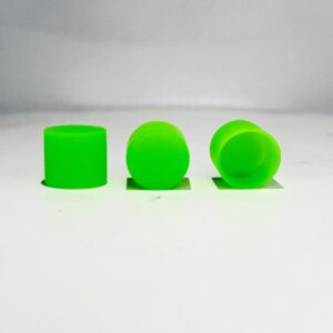 12mm Lime Green Silicone Cap