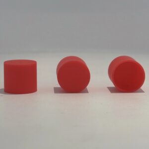 12mm Red Silicone Cap