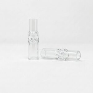 10mm Glass Filter Tip - 4 Poke - 8mm Mouth Piece - 10mmx35mm