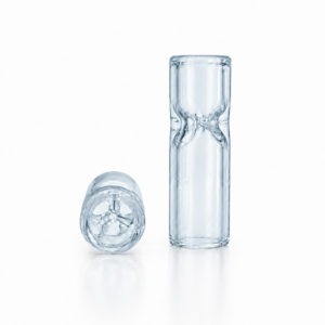 10mm Glass Filter Tip - 3 Poke - 10mmx30mm