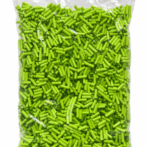 Bulk Bag - 6mm Lime Green Paper Crutch Filter Tip - 6mmx20mm - 1,000ct