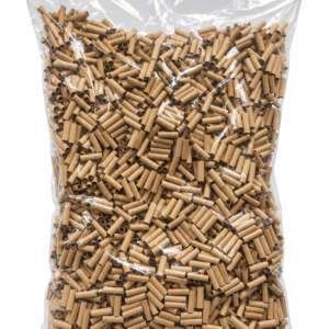 Master Case - 6mm Natural Paper Crutch Filter Tip - 6mmx20mm - 50,000ct